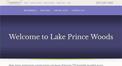 Desktop Screenshot of lakeprincewoods.org