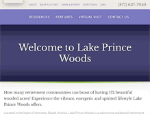 Tablet Screenshot of lakeprincewoods.org